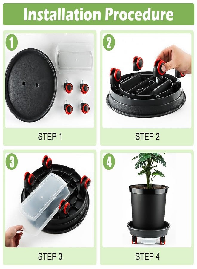 RooTrimmer 2 Pack 13.4 Inch Planter Caddy - Image 3