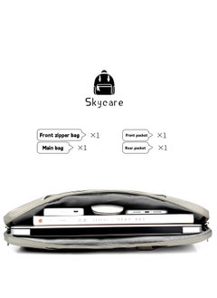 Skycare Skycare Laptop Bag 15.6 Inch, Waterproof Laptop Sleeve Case Business Briefcase, 13-14-15.6 Inch Laptop Carrier,Shoulder Bag for Men and Women  - Image 2