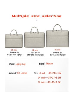 Skycare Skycare Laptop Bag 15.6 Inch, Waterproof Laptop Sleeve Case Business Briefcase, 13-14-15.6 Inch Laptop Carrier,Shoulder Bag for Men and Women  - Image 5