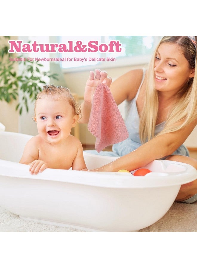Vnoss Baby Washcloths 24-Pack, Microfiber Coral Fleece Baby Towels, Super Soft and Absorbent Wash Cloths for Newborns, Infants and Toddlers, 7''x9'', Multicolor - Image 3