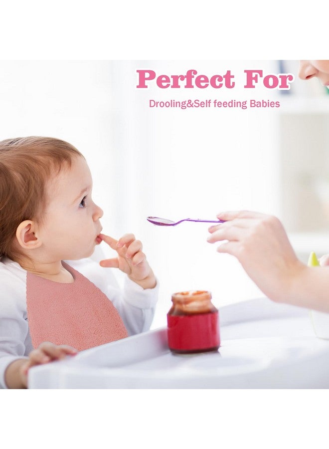 Vnoss Baby Washcloths 24-Pack, Microfiber Coral Fleece Baby Towels, Super Soft and Absorbent Wash Cloths for Newborns, Infants and Toddlers, 7''x9'', Multicolor - Image 2