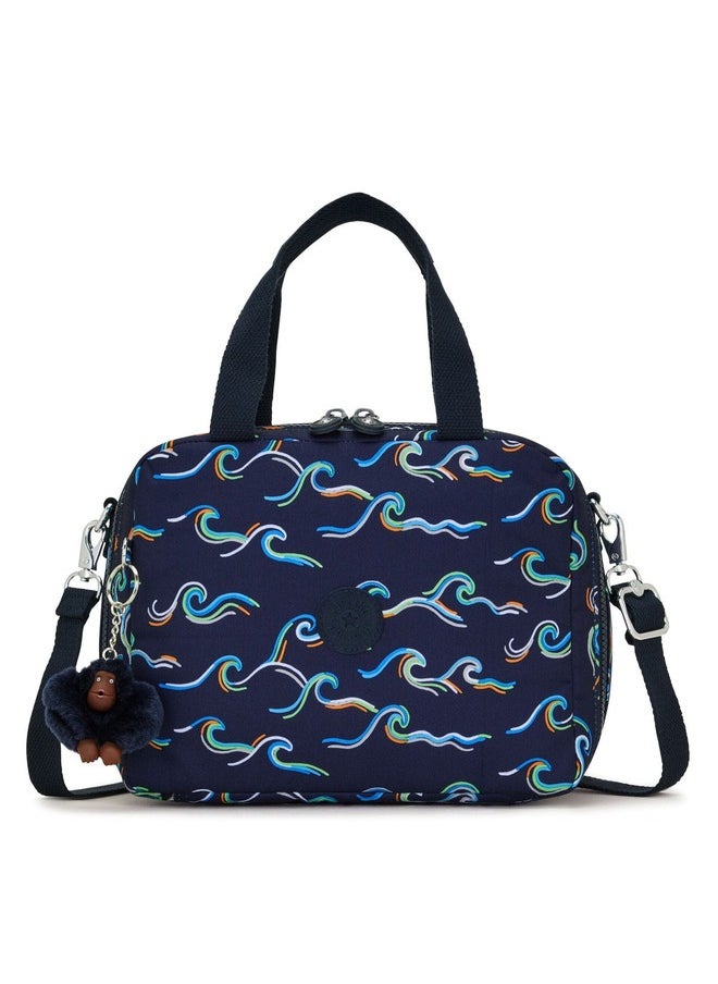 kipling Miyo Fun Ocean Print Large Lunch Bag With Trolley Sleeve  - Image 1