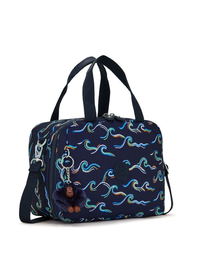 kipling Miyo Fun Ocean Print Large Lunch Bag With Trolley Sleeve  - Image 4