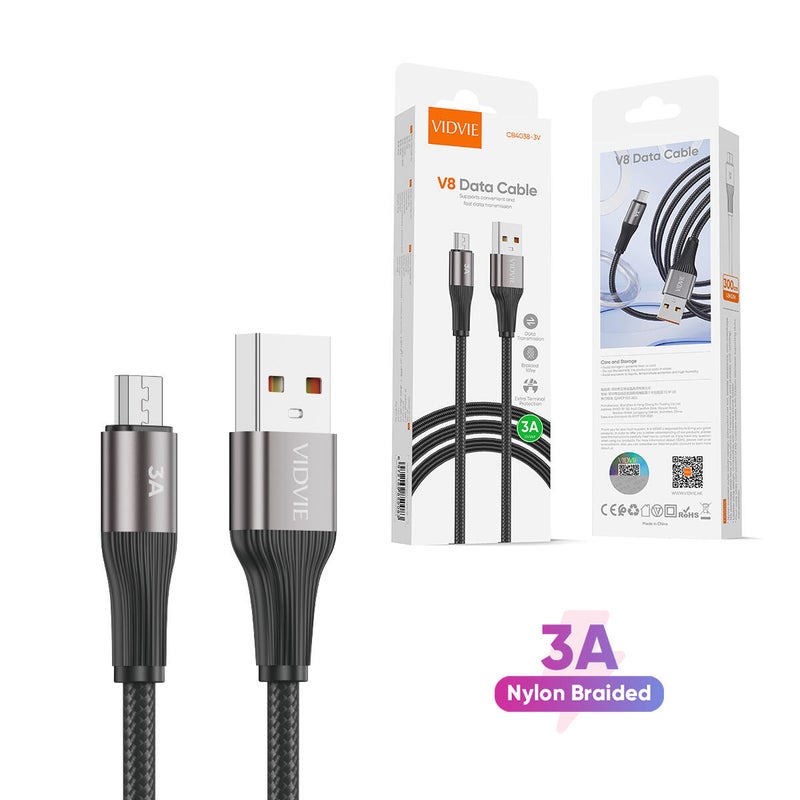 Vidvie كابل بيانات نوع C CB4038-3v عالي السرعة اتصال موثوق ودائم - Image 5