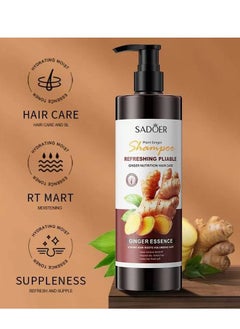 SADOER Ginger Refreshing And Soft Shampoo Dandruff 500ml  - Image 2