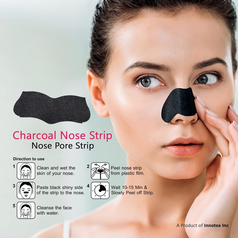 MASKING skin Charcoal Nose Strip for Blackheads Remover for Women Men Pack of 5 25 Strips - Image 5