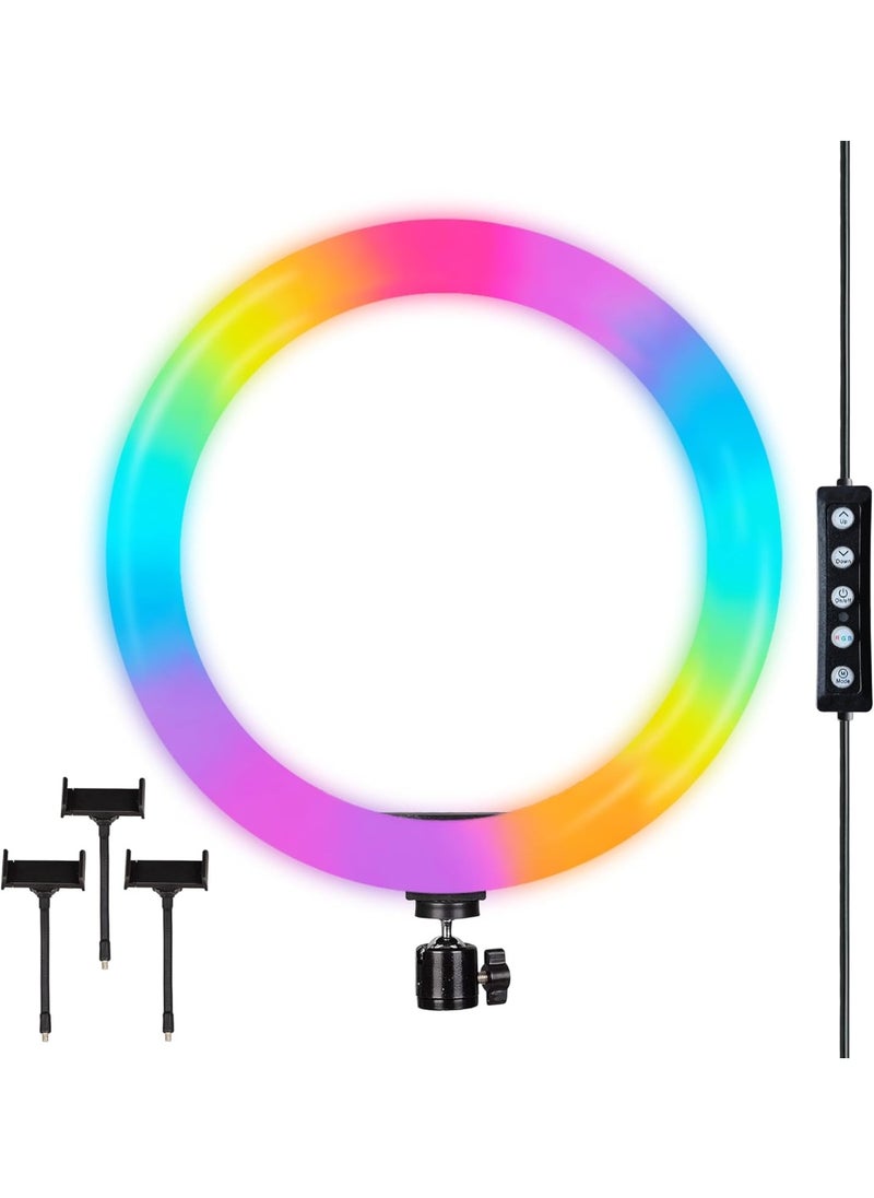 Generic 16-Inch Ring Light with 28+ Color Modes – Adjustable LED Lighting for YouTube, Photography, Video Recording, Live Streaming, and Makeup  - Image 1