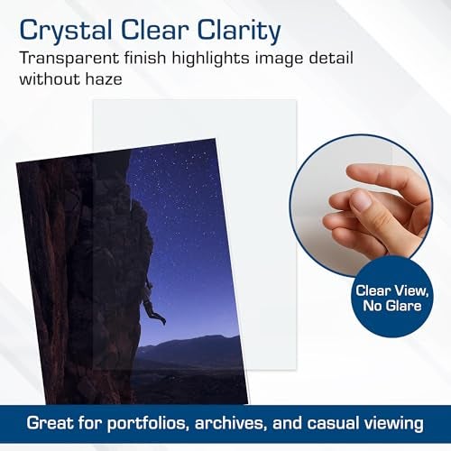 BCW 6x8 Photo Sleeves - 100 Pack | Archival Photo Sleeves for Art, Postcards & Photos | Acid-Free, No PVC | Archival Quality for Storage & Display - Image 4