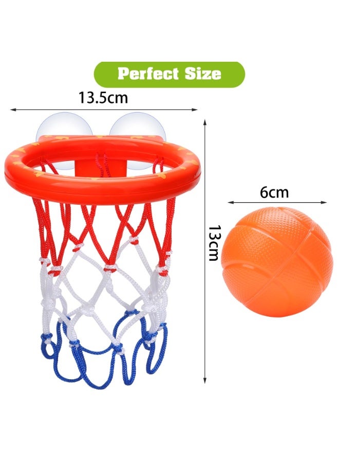 Halamodo Bathtub Basketball Hoop With 3 Basketballs, Suction Cup Basketball Hoop Set, Bathroom Basketball, Baby Kids Bath Toys, Bath Toys, Shower Toys,  Bathroom Water Play Parent-Child Interactive Set, Perfect Gift For Boys And Girls - Image 4