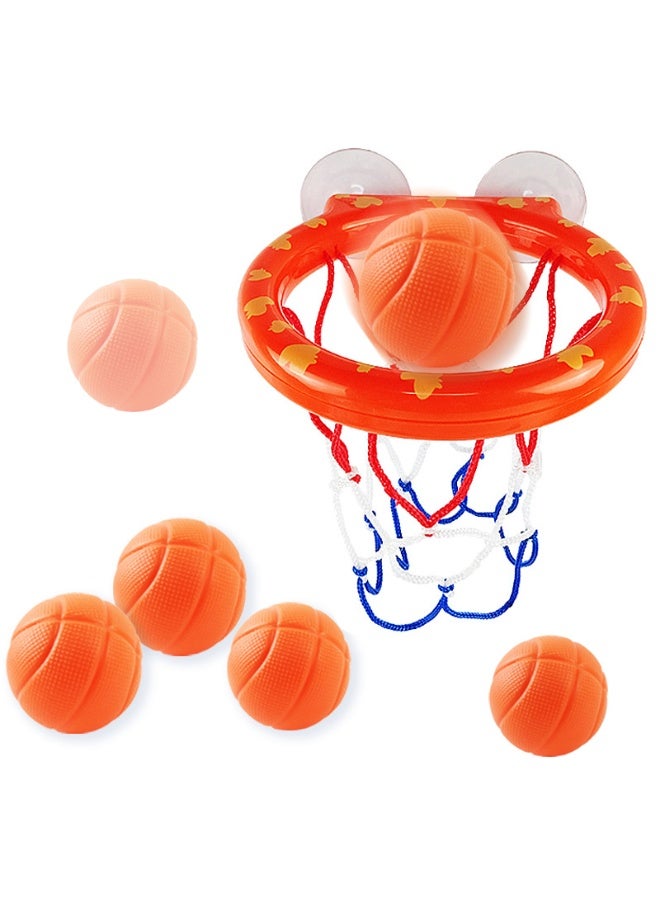 Halamodo Bathtub Basketball Hoop With 3 Basketballs, Suction Cup Basketball Hoop Set, Bathroom Basketball, Baby Kids Bath Toys, Bath Toys, Shower Toys,  Bathroom Water Play Parent-Child Interactive Set, Perfect Gift For Boys And Girls - Image 3
