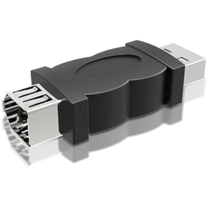 rayihni محول IEEE1394 6PIN أنثوي إلى USB ذكري لكاميرات الرقمية وكاميرات الفيديو والهواتف المحمولة إلى محول USB - Image 2