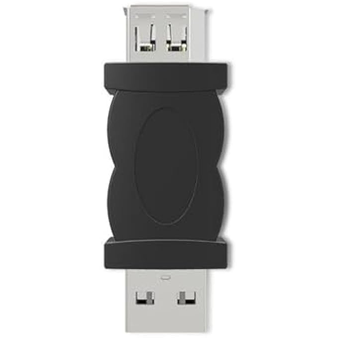 rayihni محول IEEE1394 6PIN أنثوي إلى USB ذكري لكاميرات الرقمية وكاميرات الفيديو والهواتف المحمولة إلى محول USB - Image 1