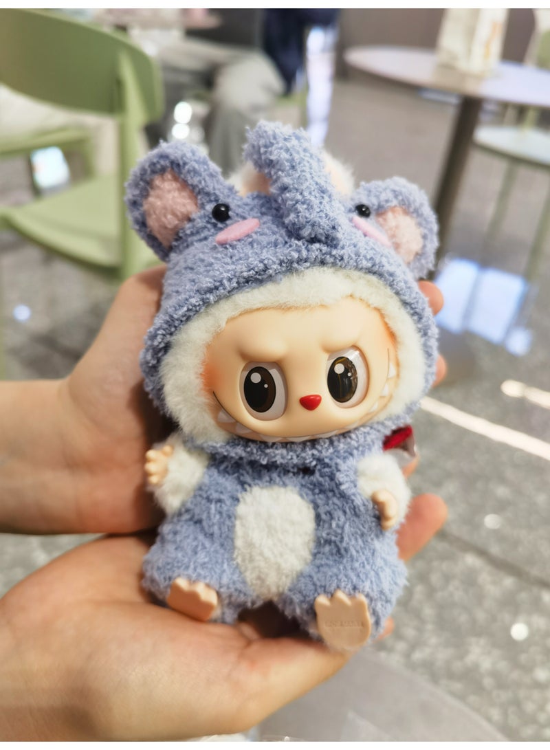 linkship Labubu Doll Clothes, Interchangeable Outfit Set for 17cm Hanging Plush, Stylish & Durable Apparel for 1st/2nd/3rd Gen Collection - Image 1