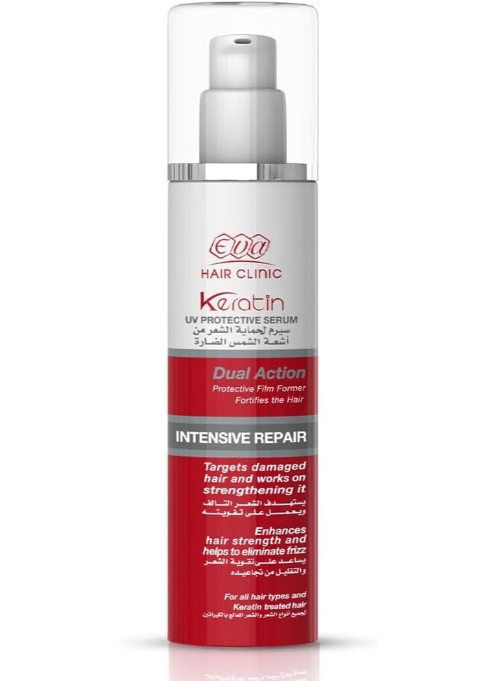 Eva Hair Clinic Keratin UV Protective Serum for Damaged Hair, 100 ml