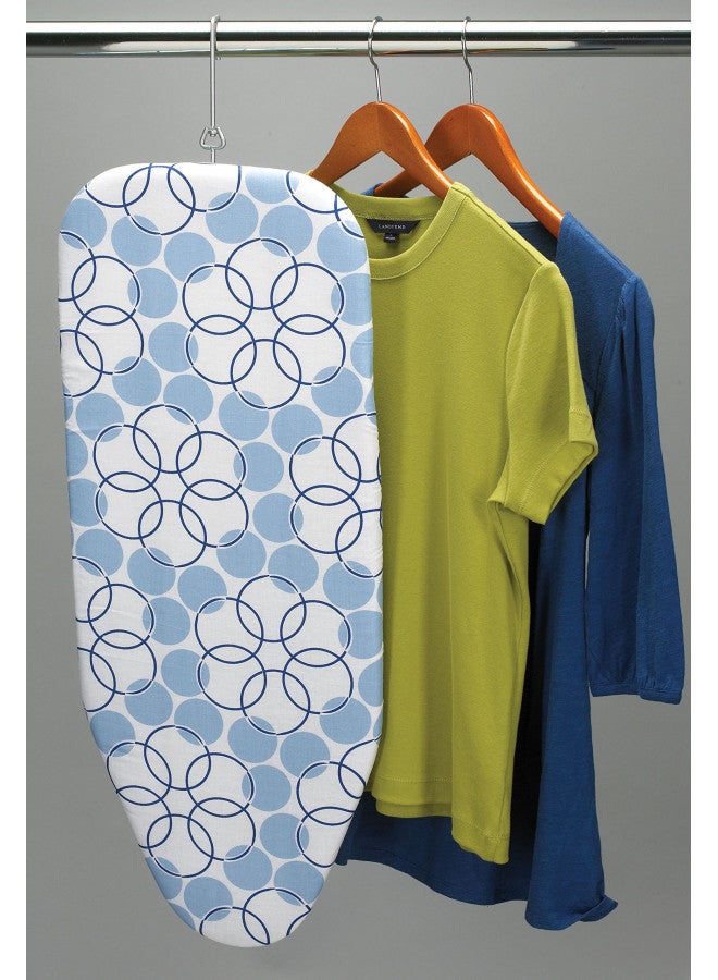 Household Essentials Household Essentials 122101 Small Tabletop Ironing Board with Folding Legs - Magic Rings Cover and Pad,Blue Rings  - Image 5