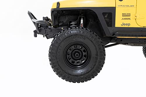 Rough Country Black Steel 16x8 | 6x5.5 | -12mm-RC51-6883 Wheel with Painted and Center Cap is Not Included (16 x 8. inches /6 x 5 inches, -12 mm Offset) - Image 3
