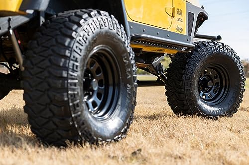 Rough Country Black Steel 16x8 | 6x5.5 | -12mm-RC51-6883 Wheel with Painted and Center Cap is Not Included (16 x 8. inches /6 x 5 inches, -12 mm Offset) - Image 5
