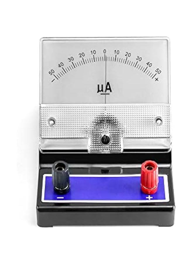 Arabest Galvanometer, Dual Range +/-50-0-50µA, DC Moving Coil Ammeter, 1 Pack  - Image 2