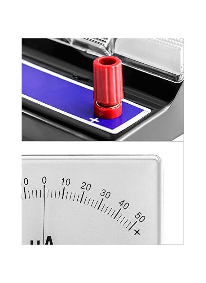Arabest Galvanometer, Dual Range +/-50-0-50µA, DC Moving Coil Ammeter, 1 Pack  - Image 5