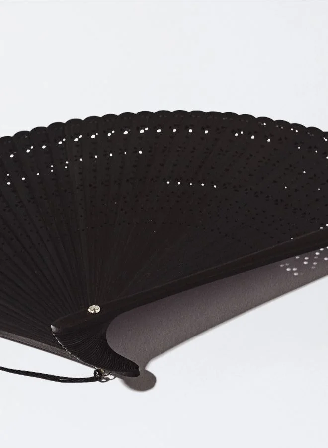 PARFOIS Bamboo perforated fan