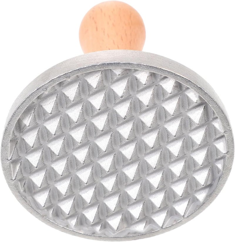 Diamond-shaped Biscuit Press Mold Zinc Alloy Cookie Cutter Baking Supply Creative Cookie Mold for DIY Pastry and Dessert Making - Image 1