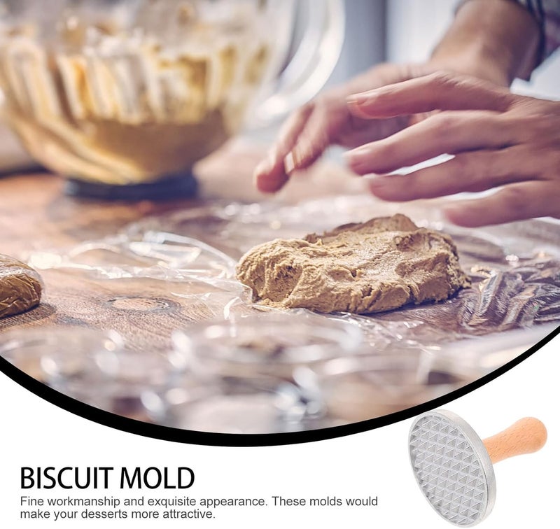 Diamond-shaped Biscuit Press Mold Zinc Alloy Cookie Cutter Baking Supply Creative Cookie Mold for DIY Pastry and Dessert Making - Image 3