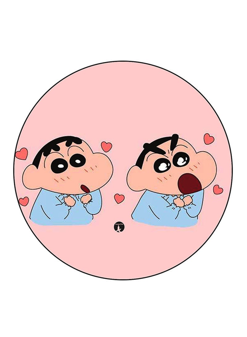 Anime Shin Chan Printed Mouse Pad Multicolour