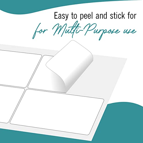 EXTRIC White Food Labels - 160 Removable Labels, 1.5 x 3-Inch - Image 5