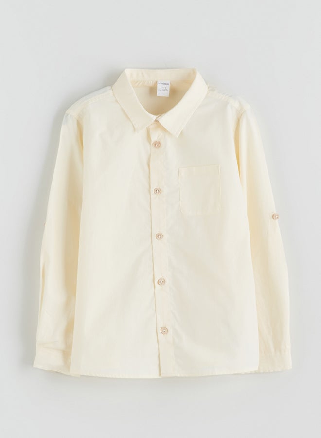 ال سي وايكيكي قميص أولادي أساسي بأكمام طويلة - Image 1