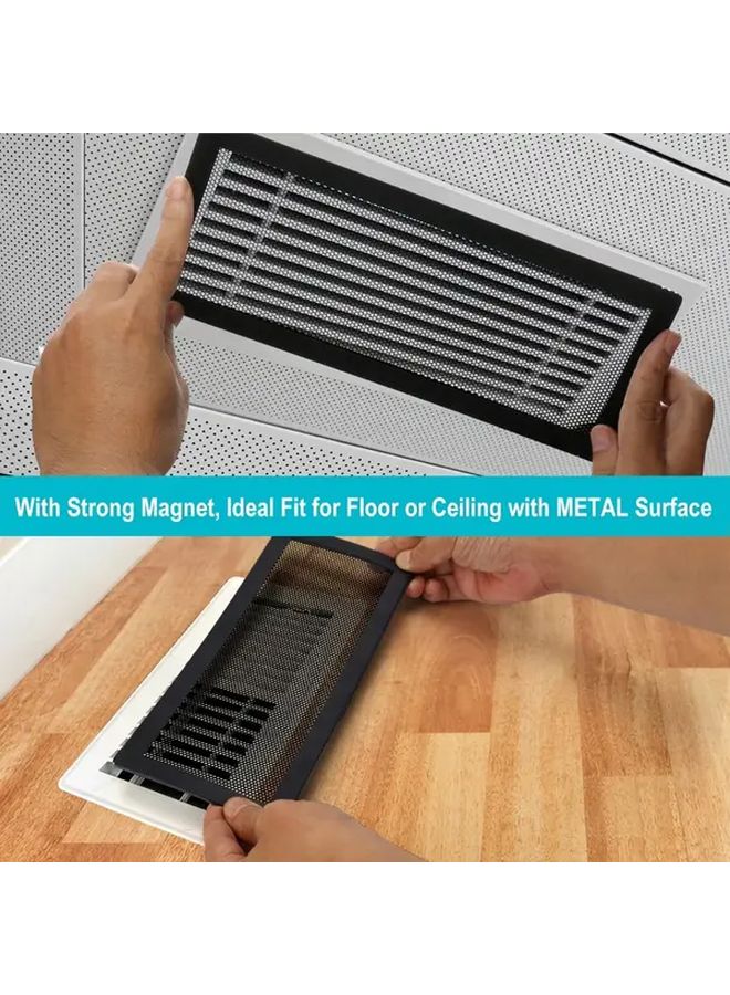 4 Pack Magnetic Vent Covers With Washable Mesh Screen PVC Frame 4x10 Inch HVAC - Image 3