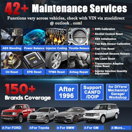 XTOOL D9S PRO ECU Programming and Coding Automotive Scan Tool: 2025 with FCA AutoAuth, Topology Map OBD2 Scanner Diagnostic Tool, Bidirectional/42+ Services, DoIP/CAN FD, 3-Year Update - Image 4