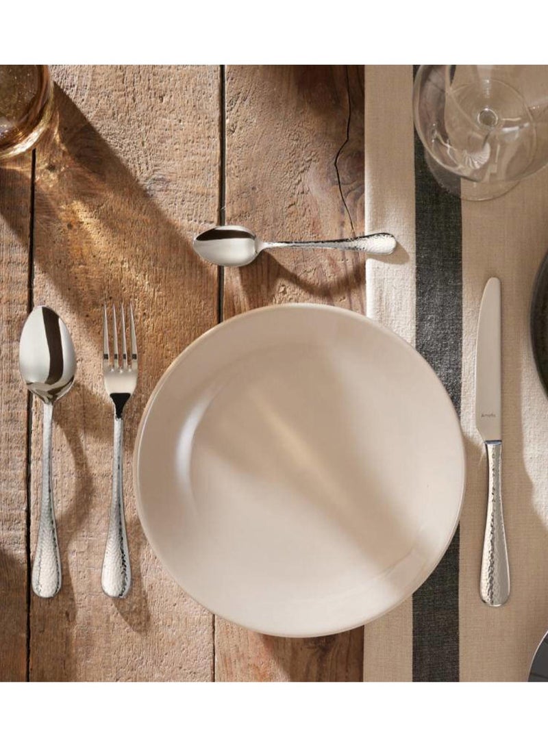 Amefa Sierra 8051 - mirror 18-10 (hammered) - 24Pcs Set in W/Canteen - Image 2