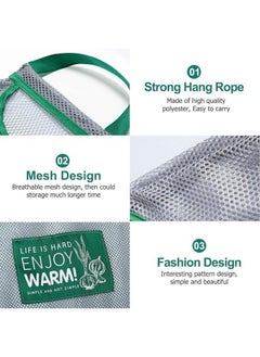 FALMER 1pcs Reusable Fruit And Vegetable Hanging Storage Bag  - Image 4