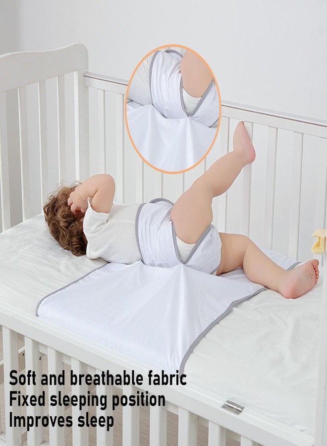 Sunisfa Cotton Fixed Swaddle Blanket for Sleep, Multifunctional, Soothe, Anti Rolling Over Belly Band, Detachable, Suitable for Baby, Ideal for Cot and Bassinet Outside - Image 5