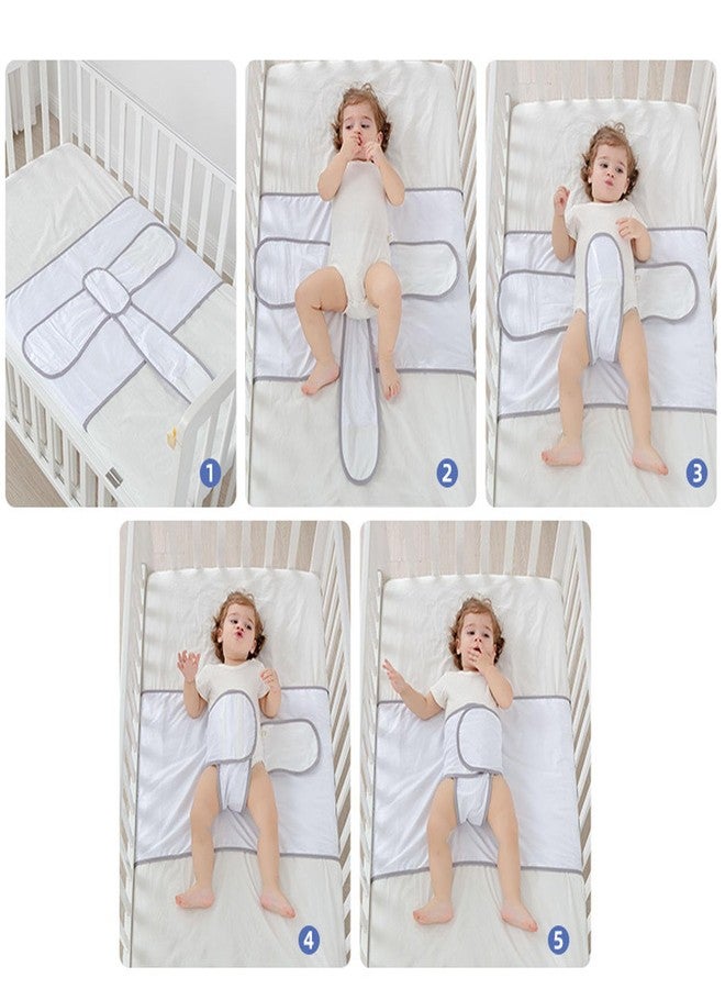 Sunisfa Cotton Fixed Swaddle Blanket for Sleep, Multifunctional, Soothe, Anti Rolling Over Belly Band, Detachable, Suitable for Baby, Ideal for Cot and Bassinet Outside - Image 4
