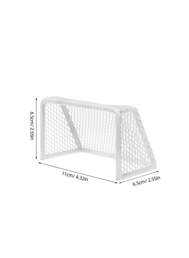 POPETPOP POPETPOP Fish Tank Decorations Mini Soccer Goal Indoor Mini Net Football Frame Toy Aquarium Football Frame Soccer Net Youth Soccer Goal for Doolhouse Aquarium Decor Miniature Soccer Goal - Image 4