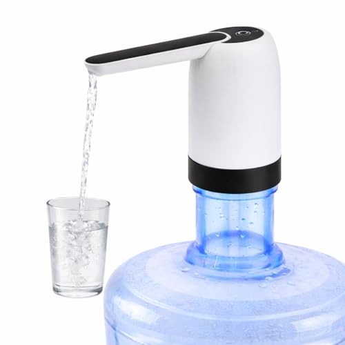 UrbanBite Water Dispenser Pump for 20 Litre Bottle Automatic Wireless Water Can Dispenser with High Efficiency & Low Noise One Touch Control for Home & Office - Black - Image 1