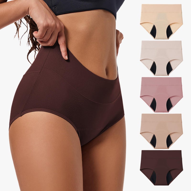 Everdries Washable & Reusable Incontinence Underwear for Women Over 60 - Leakproof, Discreet, Absorbent, Machine-Washable Panties (Comfort Plus, XXL, Pack of 5) - Image 3