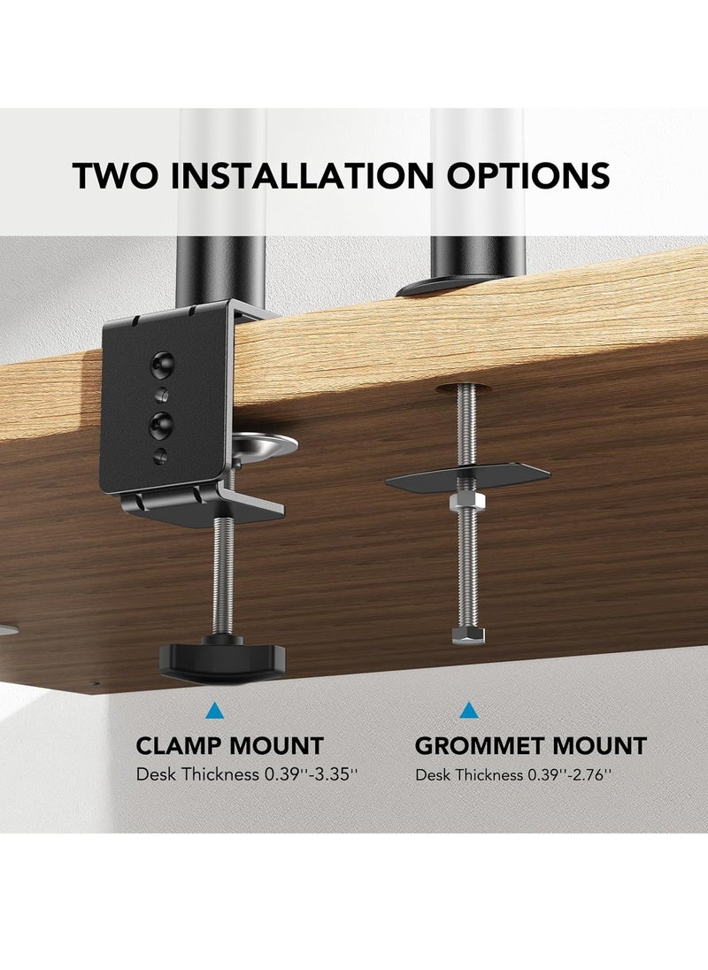 Generic - Laptop Monitor Mount, Single Monitor Desk Mount Holds 13-32 inch Computer Screen, Laptop Notebook Desk Mount Stand Fits Up to 17 inch, Fully Adjustable Weight Up to 10 Kg - Image 1