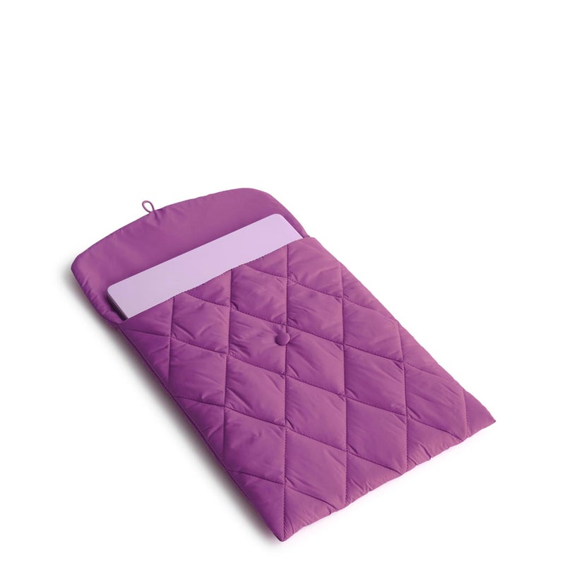 Vera Bradley Women's Featherweight Small Envelope Tech Sleeve, Iris Orchid, One Size - Image 3