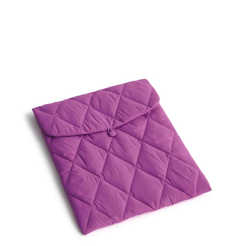 Vera Bradley Women's Featherweight Small Envelope Tech Sleeve, Iris Orchid, One Size - Image 2