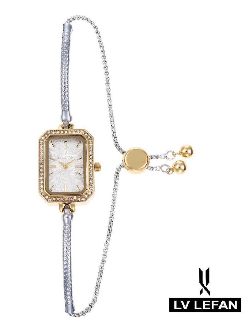 ساعه نسائيه من لف ليفان جديده وجذابه