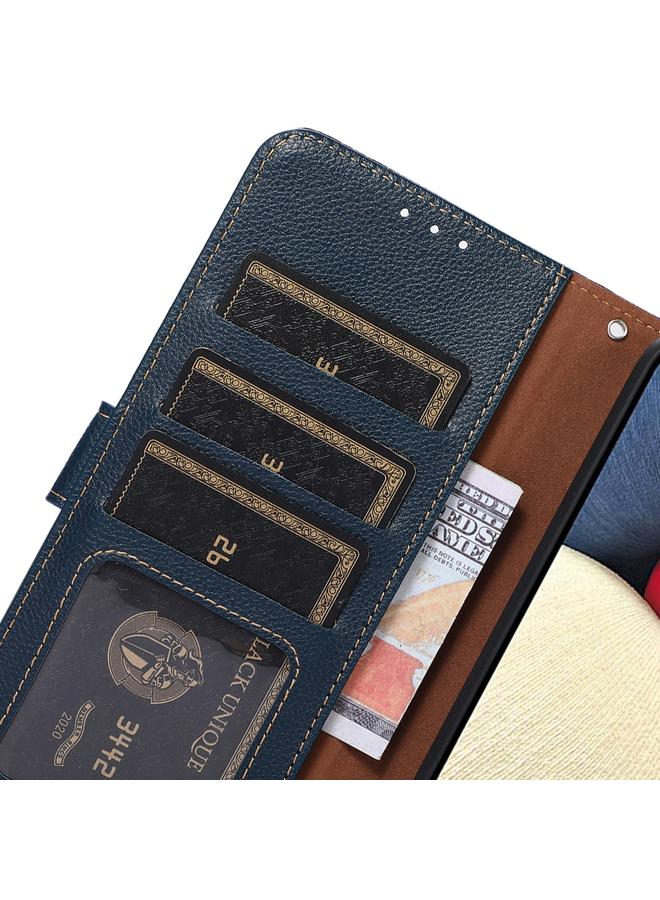 S-TOP Case For Asus ROG Phone 7 KHAZNEH Litchi Texture Leather RFID Phone Case - Image 5