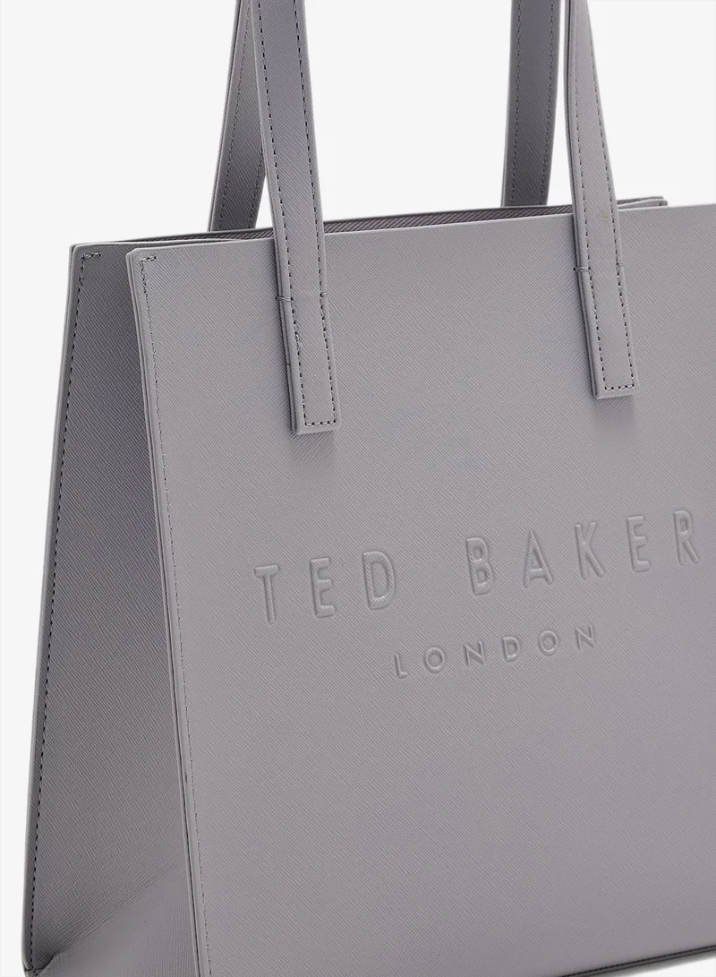 Ted Baker grey Seacon Small Crosshatch Icon Bag for Women | Best Price UAE