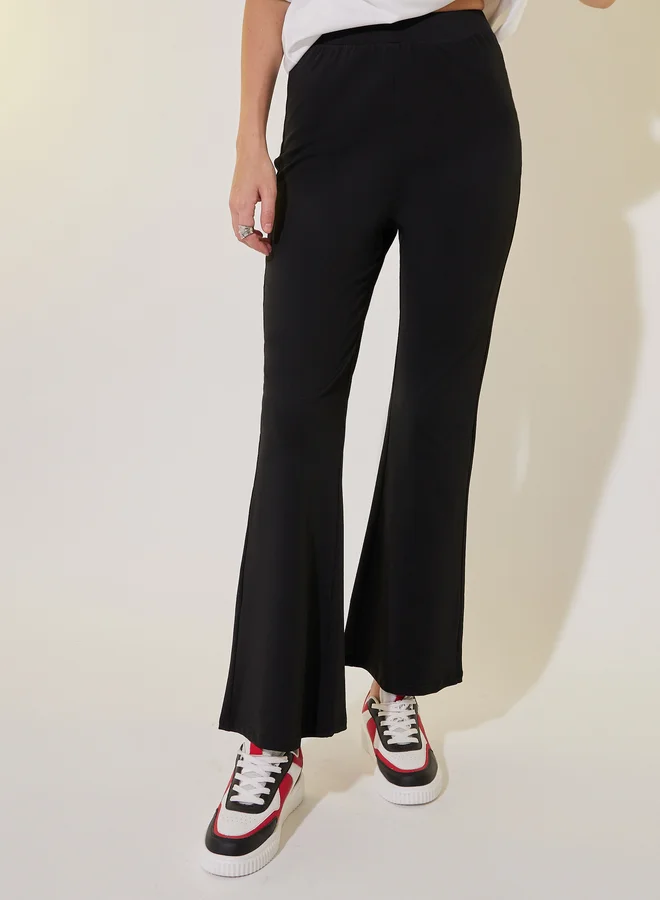 Take Two Slogan Print Round Neck T-Shirt and Pants Co-Ords