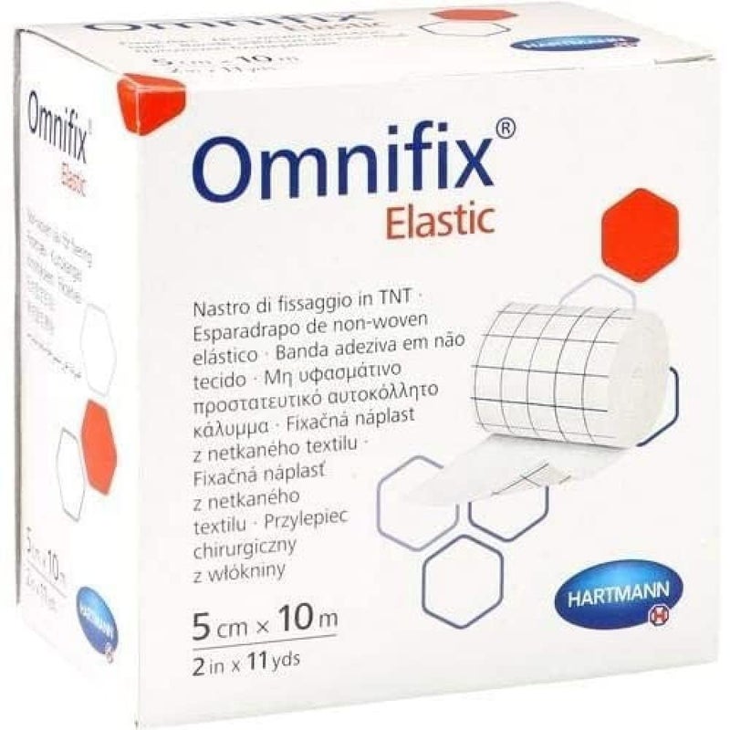 Hartmann شريط تثبيت الضمادات المرنة باول هارتمن سبا أومني فيكس 2" × 11' - 900602
