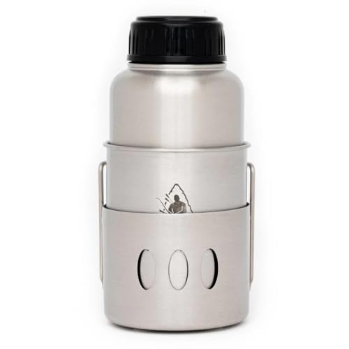 The Pathfinder School Stainless Steel 32oz Water Bottle, Cup with Bat Wing Handles, and Stove Set - Image 4