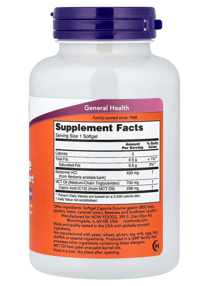 now Berberine Glucose Support, 90 Softgels - Image 2