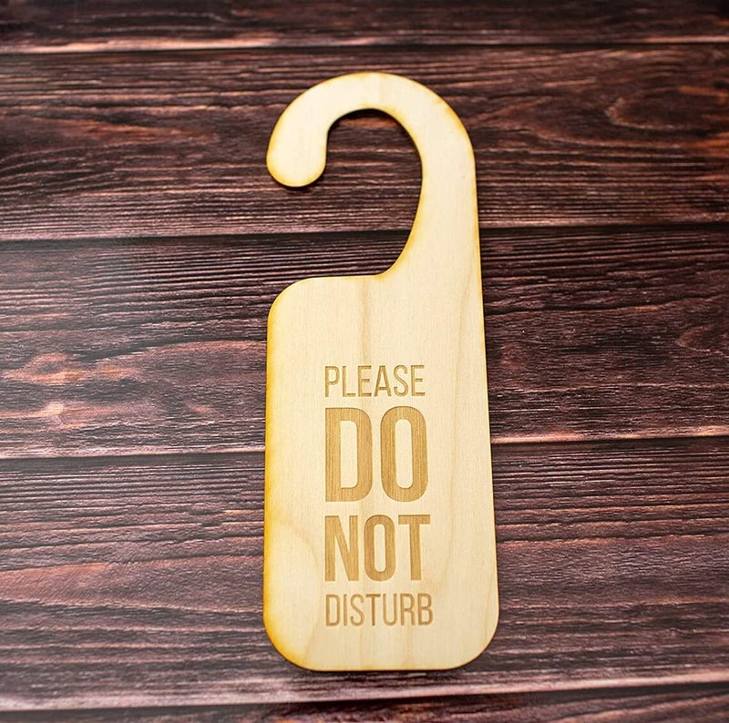 Haoser Do Not Disturb Hanger Sign Ideal for Office Home Clinic Class and Meeting Session DNDSIGN10_LxW8x3inch_Pack of 5 - Image 3