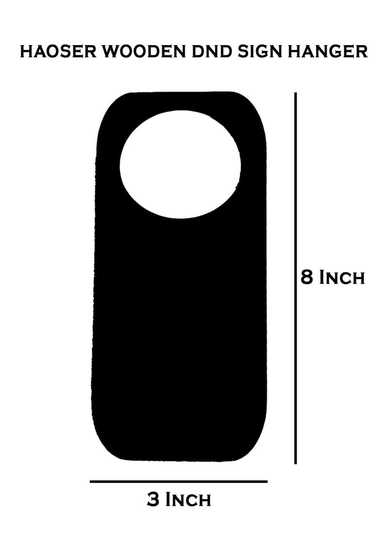 Haoser Do Not Disturb Hanger Sign Ideal for Office Home Clinic Class and Meeting Session DNDSIGN10_LxW8x3inch_Pack of 5 - Image 2